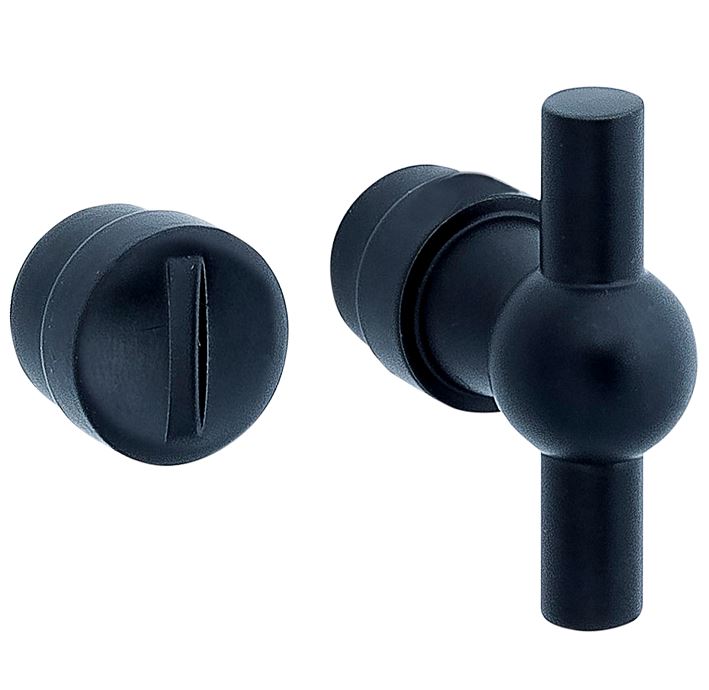 WC olive 5-8 mm Chemin de Fer mat zwart