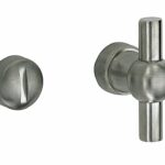 WC olive 5-8 mm Chemin de Fer mat nikkel ongelakt