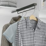 Kledinghanger op geleider antraciet 360 mm