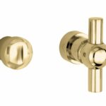 WC olive 5-8 mm Chemin de Fer messing ongelakt