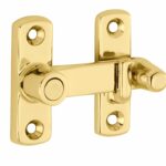 Overslag klein messing ongelakt