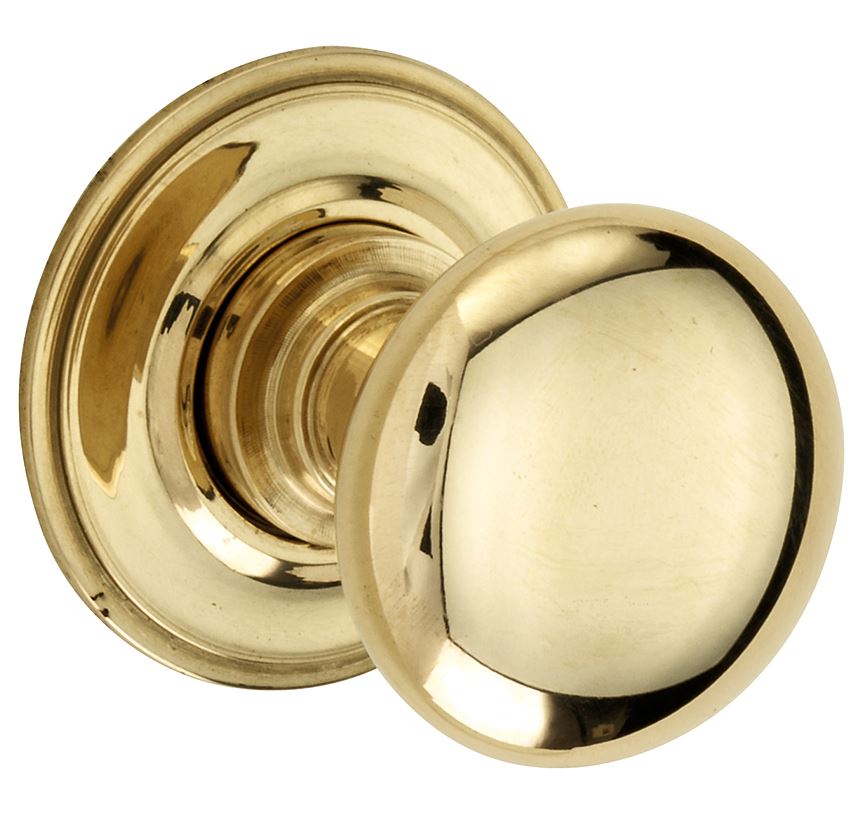 Meubelknop Elegant 45mm messing ongelakt