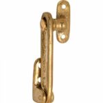 Raamschaar 140mm messing ongelakt