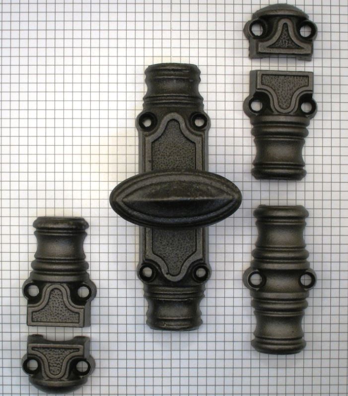 Raamspanjoletsluiting ijzer blank