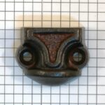 Eindstuk los voor spanjoletslot VM5288.000.ijr ijzer geroest