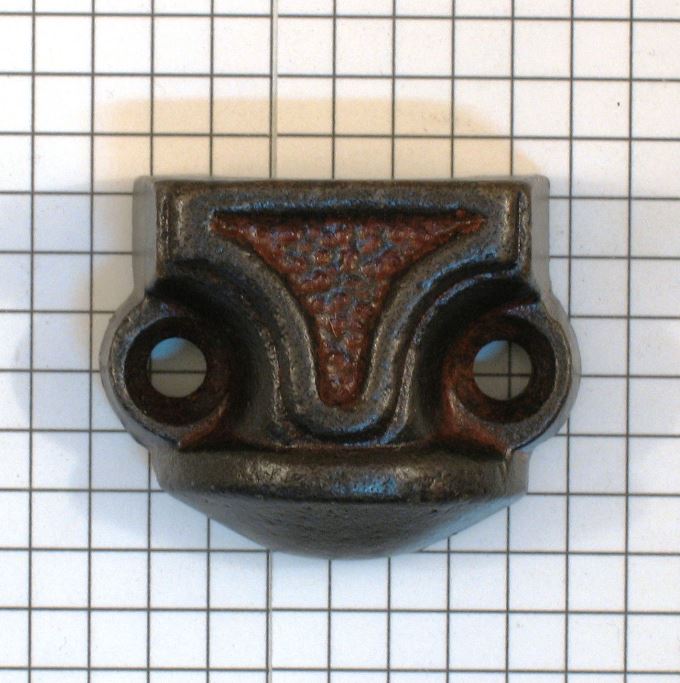 Eindstuk los voor spanjoletslot VM5288.000.ijr ijzer geroest