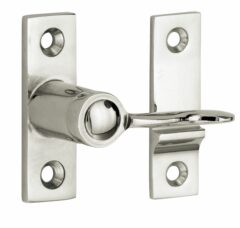 Raamwervel Elegant 20mm verend glans nikkel