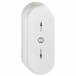 Hoppe afdekrozet voor draaikiep sluiting wit