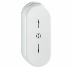 Hoppe afdekrozet voor draaikiep sluiting wit