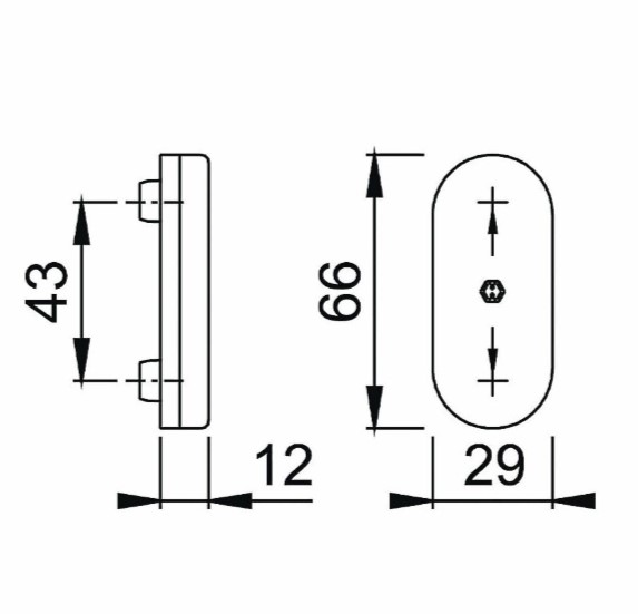 Hoppe afdekrozet voor draaikiep sluiting zwart