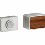 WC-Sluiting 5-8 mm Maximal mat nikkel ongelakt/walnoot