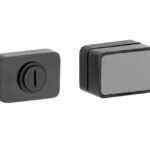 WC-Sluiting 5-8 mm Maximal pvd mat zwart/parelgrijs