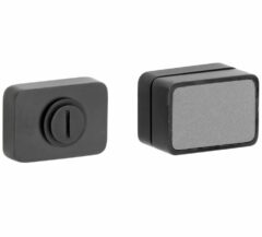 WC-Sluiting 5-8 mm Maximal pvd mat zwart/parelgrijs