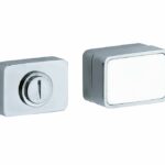 WC-Sluiting 5-8 mm Maximal glans chroom/wit glas