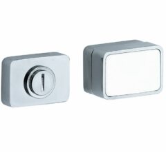 WC-Sluiting 5-8 mm Maximal glans chroom/wit glas