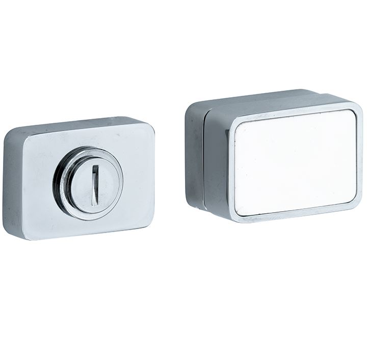 WC-Sluiting 5-8 mm Maximal glans chroom/wit glas