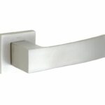 Deurkruk op geveerd rozet My mat nikkel ongelakt