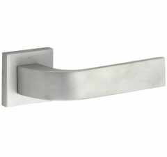 Deurkruk op geveerd rozet Trinity mat nikkel ongelakt