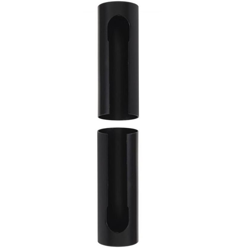 Sierhuls voor paumelle aluminium zwart Ø16mm