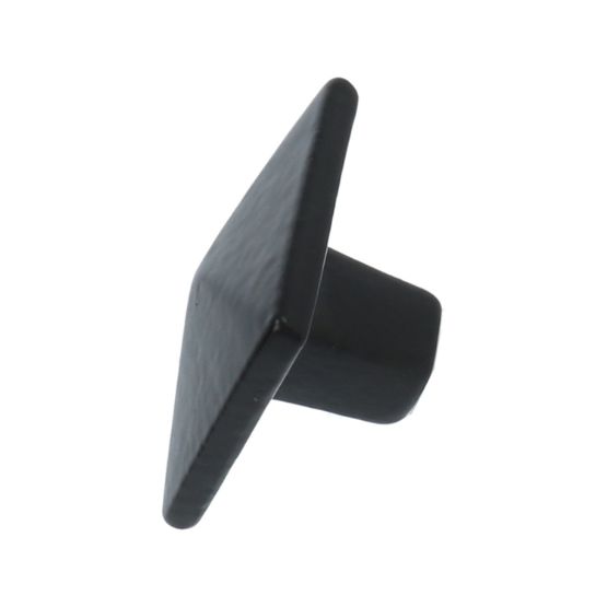 Knop vierkant 36x36 mm ijzer zwart