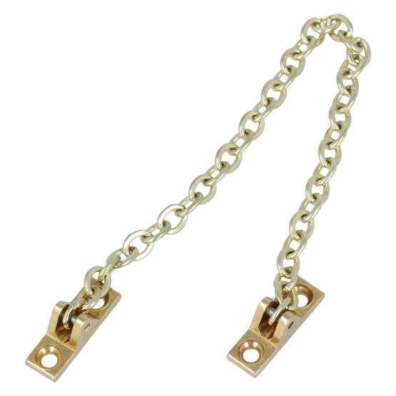 Ketting klep uitzetter 200mm messing gepolijst