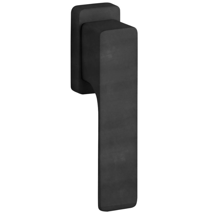 Draaikiepgarnituur Minimal mat zwart pvd