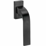 Draaikiepgarnituur Trinity mat zwart pvd