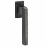 Draaikiepgarnituur Mimolimit links mat zwart pvd