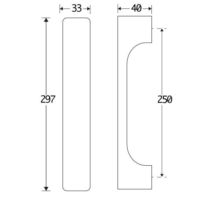 Deurgreep Minimal mat nikkel ongelakt