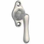 Draaikiepgarnituur Linea klein mat nikkel ongelakt