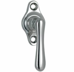 Draaikiepgarnituur Linea klein glans chroom