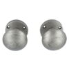 Draaiknopset voor deur oud zilver