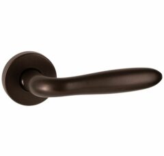 Deurkruk op rozet CINO brons