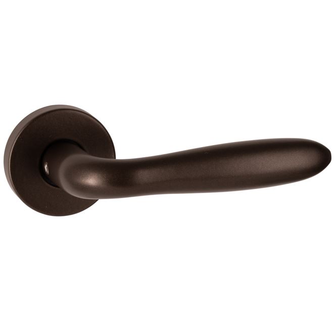 Deurkruk op rozet CINO brons