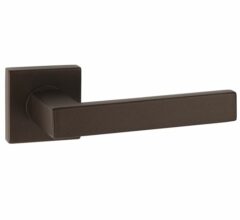 Deurkruk op rozet METRO brons