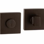 WC-Sluiting Vierkant 8mm brons