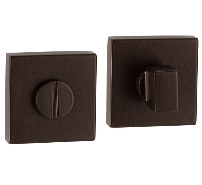 WC-Sluiting Vierkant 8mm brons