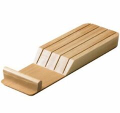 Messenhouder beuken gelakt voor bestekbakken