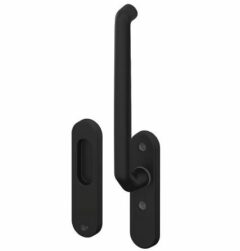 S2 hefschuifbeslag HSOV 40 inclusief opbouwkom Blind zwart