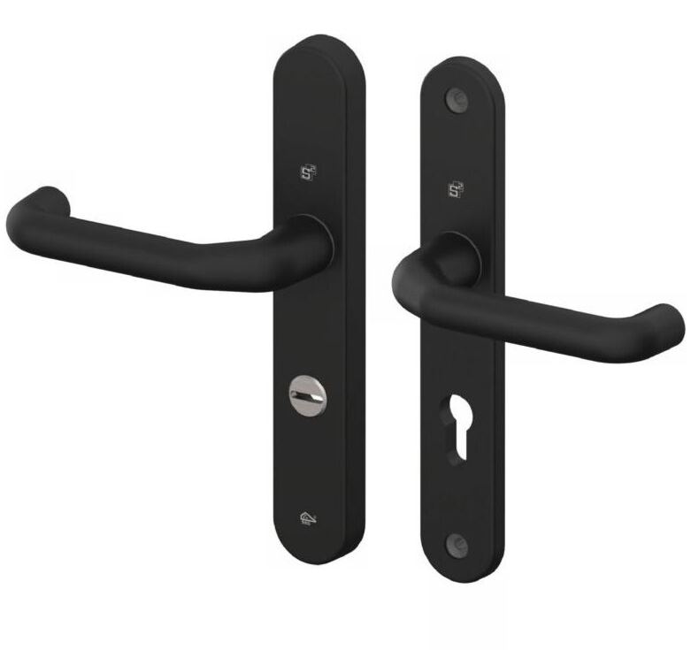 S2 veiligheidsbeslag VBOV2 met kerntrekbeveiliging kruk/kruk PC72 SKG3 zwart