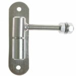 Verstelbaar poortscharnier paumelle M12 verzinkt