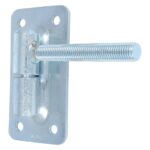 Verstelbaar poortscharnier paumelle M18 verzinkt