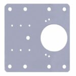 Scharnier reparatieplaat rvs