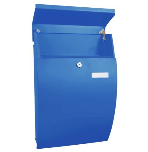 Wandbrievenbus Geronan blauw