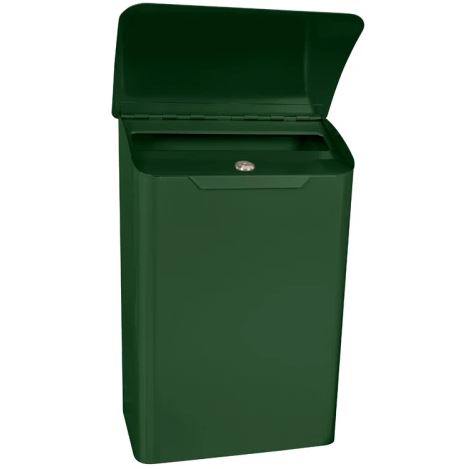 Wandbrievenbus Lugon groen