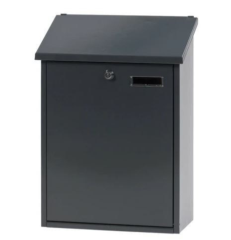 Wandbrievenbus Sebastian antraciet