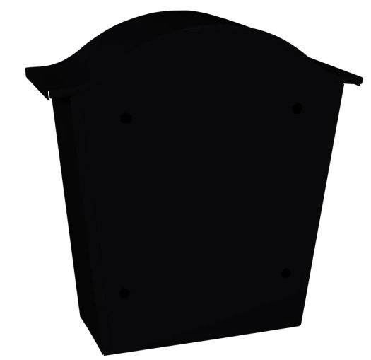 Wandbrievenbus Tatifan zwart