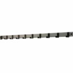 Wandgarderobe met 10 nylon haken