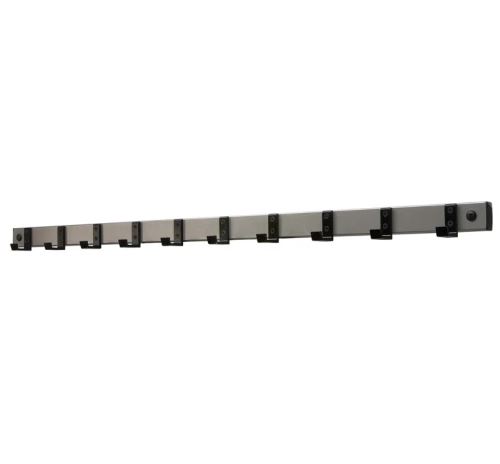 Wandgarderobe met 10 nylon haken