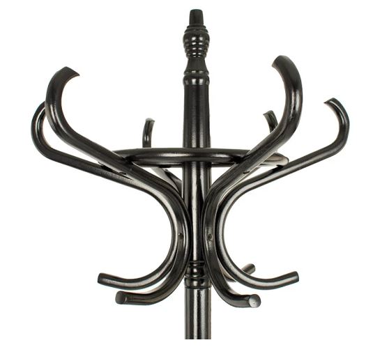 Staande kapstok Bistro 12 haken zwart